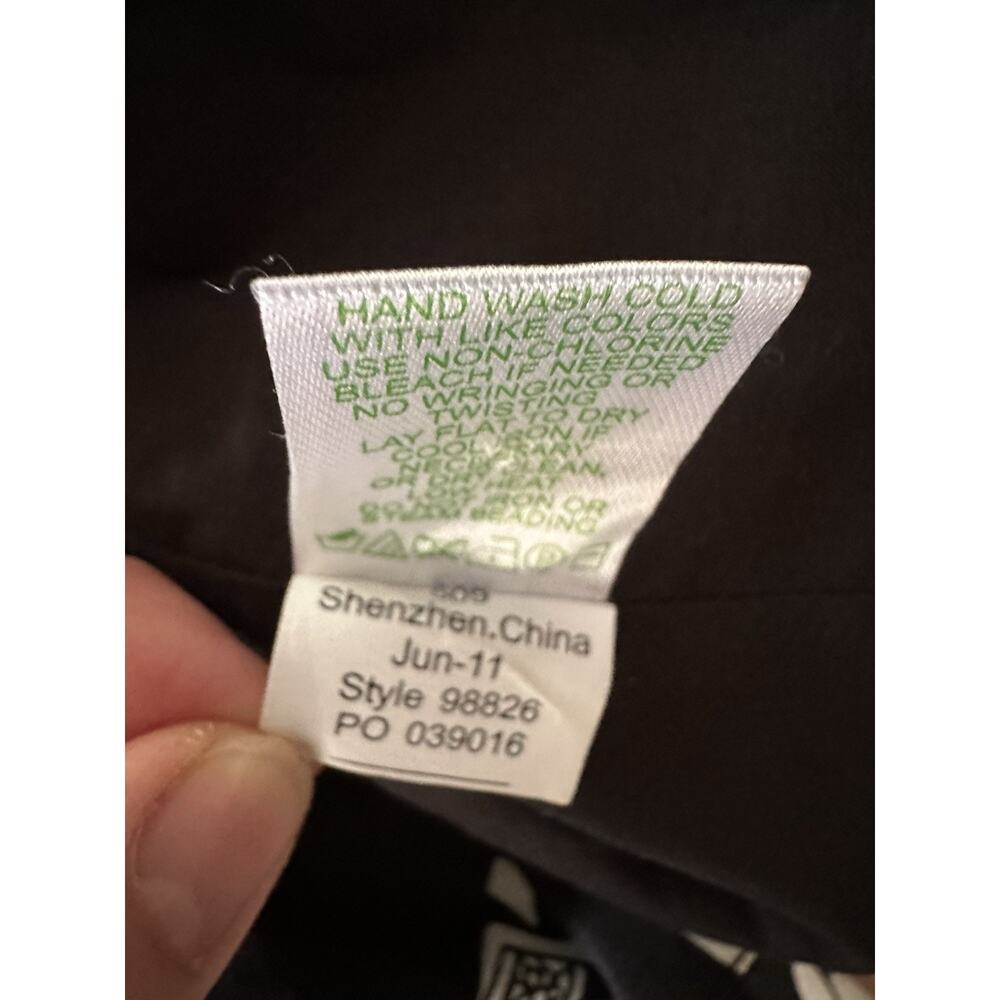 Lilly Pulitzer Crystal Black Late Night Toile Underlay Beaded Waist Dress Size 6 - Picture 8 of 8